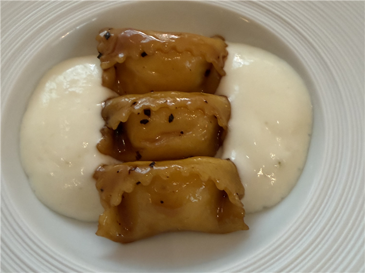 pasta before truffles and sauce